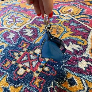 Rebecca Minkoff Blue Backpack Key Fob